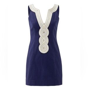 Lily Pulitzer Navy Valli Shift Dress